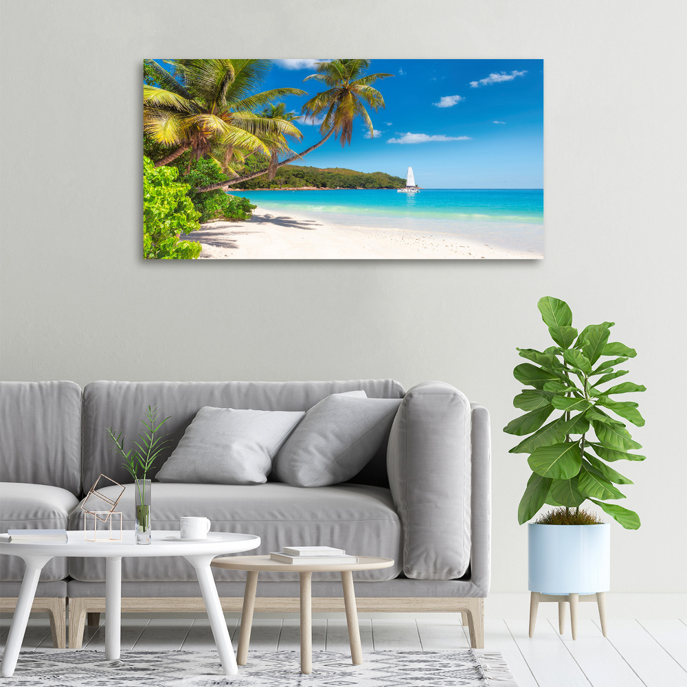 Tableau imprimé sur toile Plage tropicale