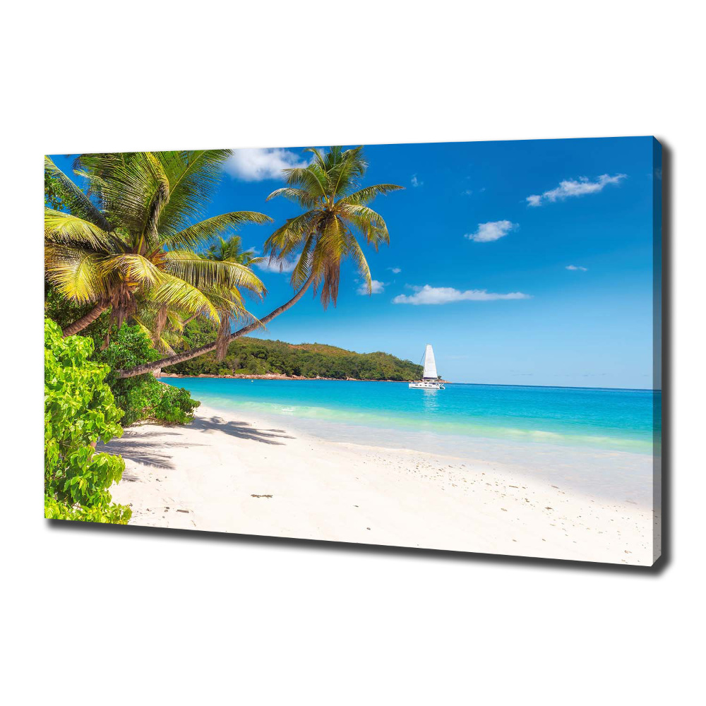 Tableau imprimé sur toile Plage tropicale