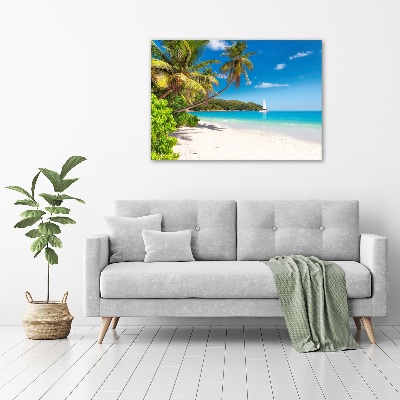 Tableau imprimé sur toile Plage tropicale