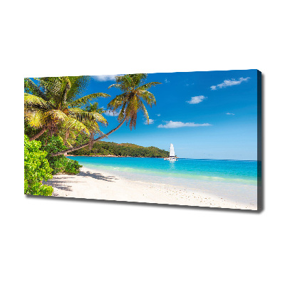 Tableau imprimé sur toile Plage tropicale