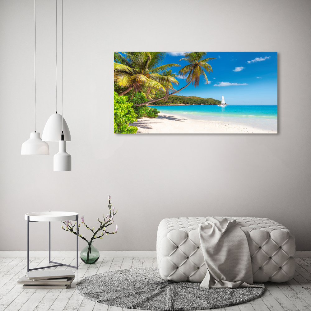 Tableau imprimé sur toile Plage tropicale