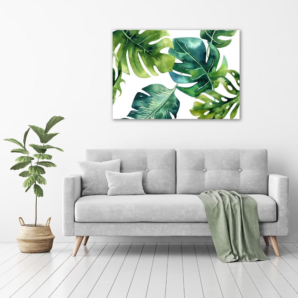 Tableau photo sur toile Feuilles tropicales