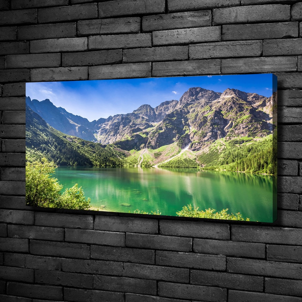 Tableau mural sur toile Oeil moral Tatras