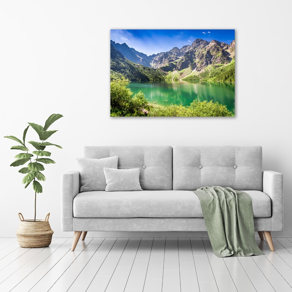 Tableau mural sur toile Oeil moral Tatras