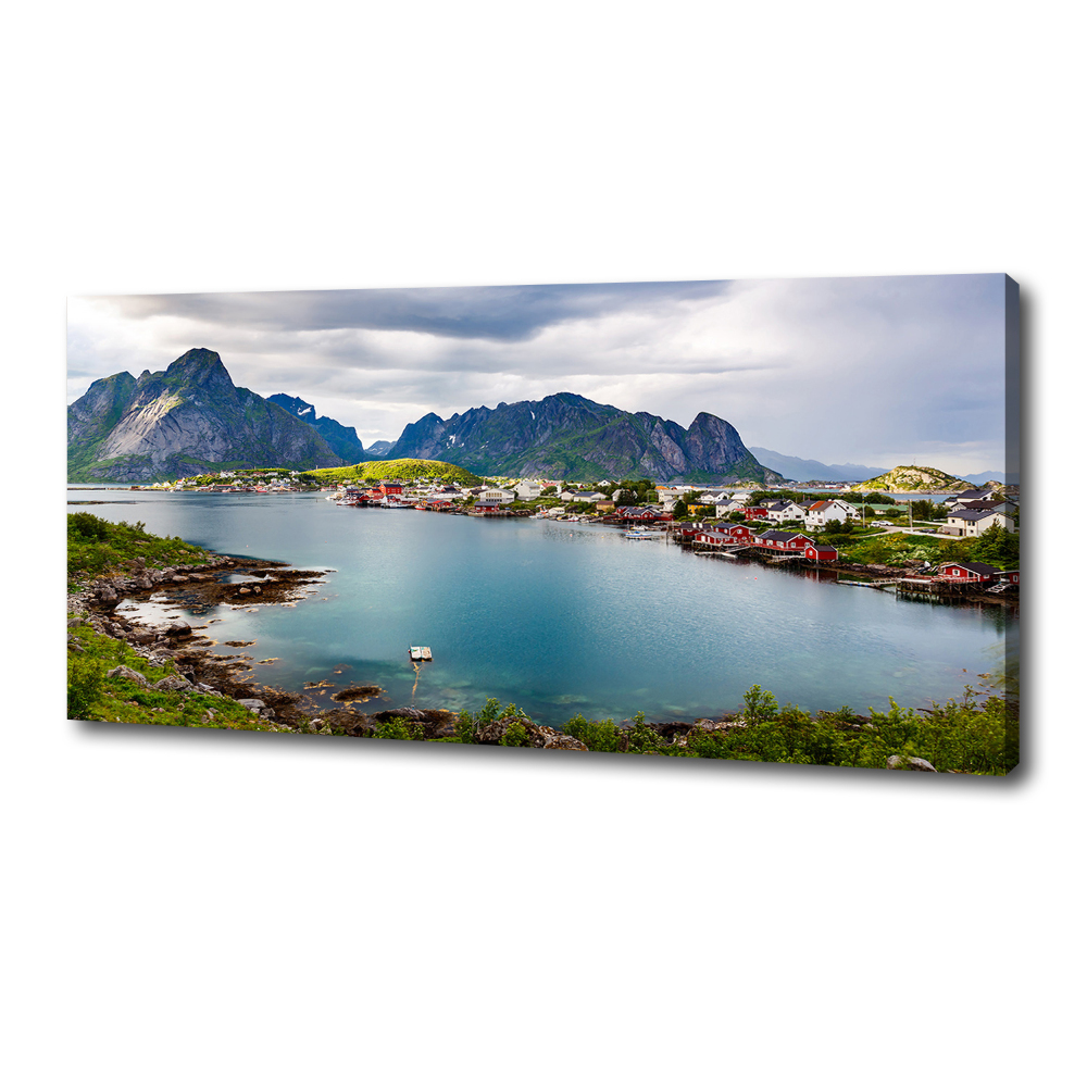 Tableau toile imprimée Lofoten en Norvège