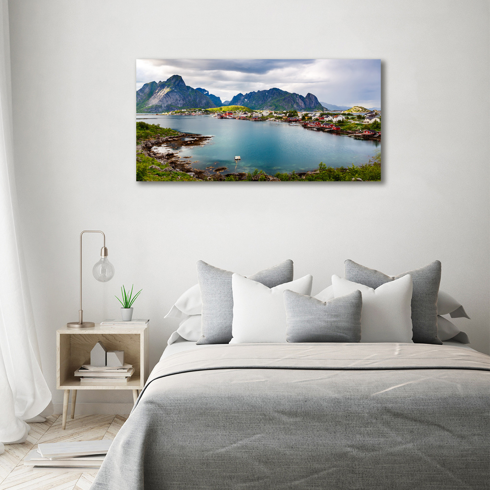 Tableau toile imprimée Lofoten en Norvège