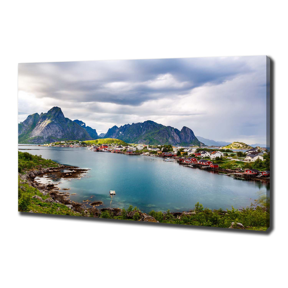 Tableau toile imprimée Lofoten en Norvège