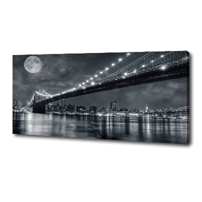 Tableau mural sur toile Pont de Brooklyn New York