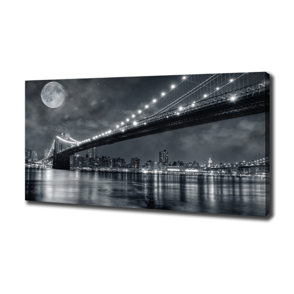 Tableau mural sur toile Pont de Brooklyn New York