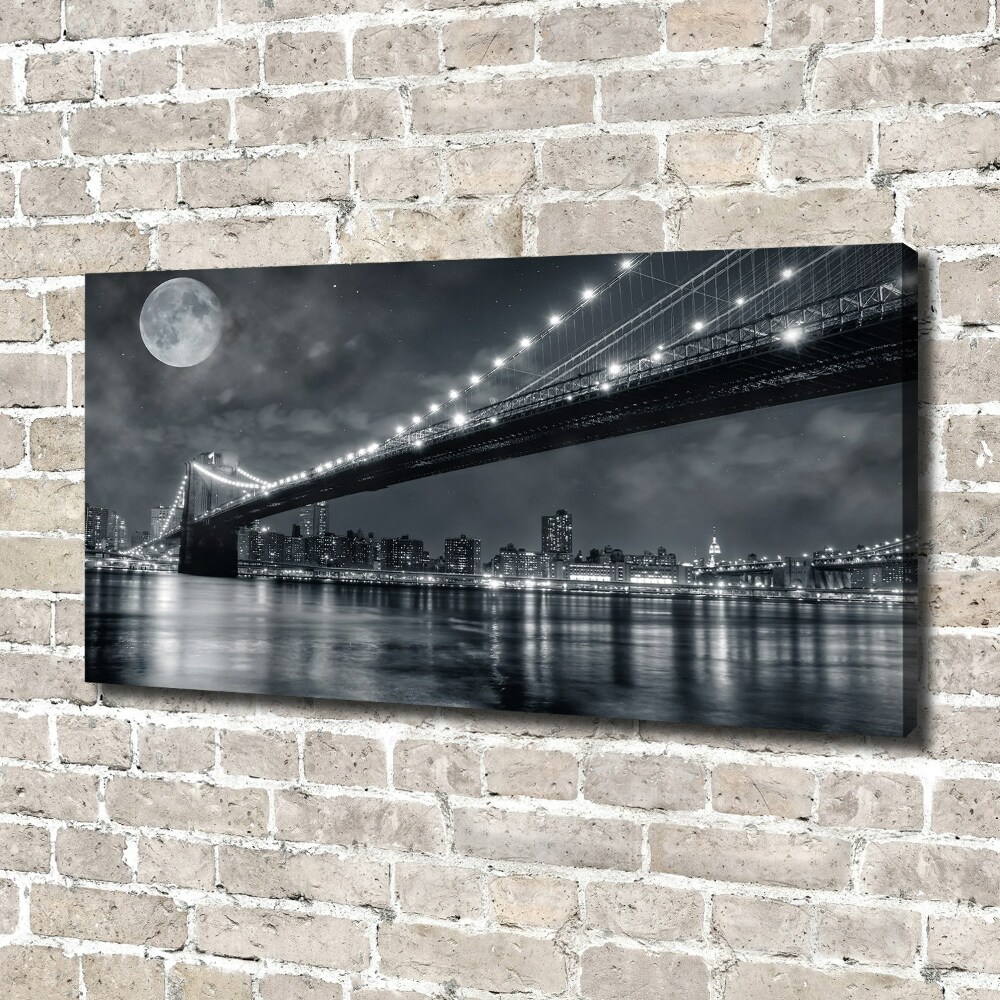 Tableau mural sur toile Pont de Brooklyn New York