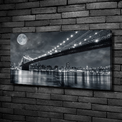 Tableau mural sur toile Pont de Brooklyn New York