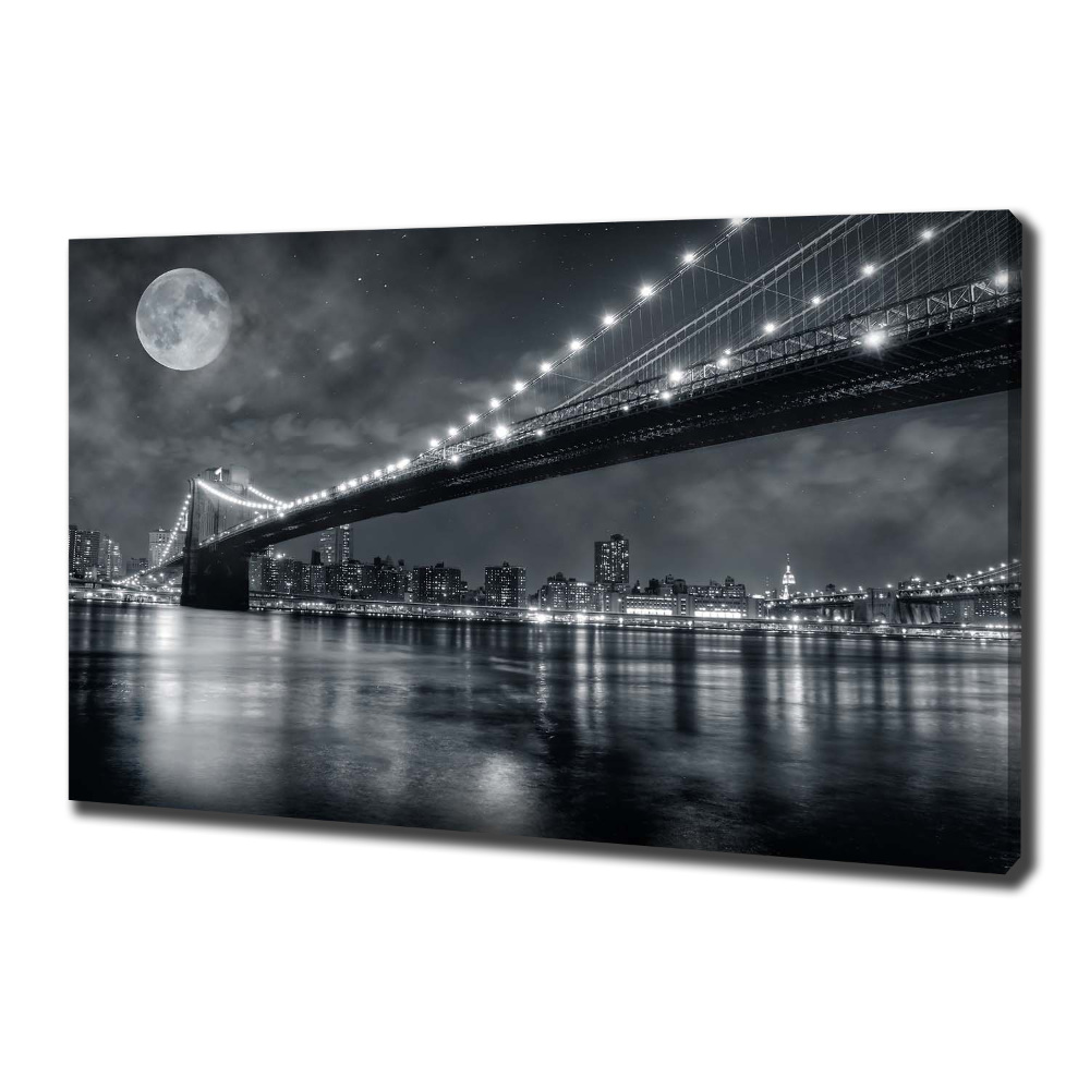 Tableau mural sur toile Pont de Brooklyn New York