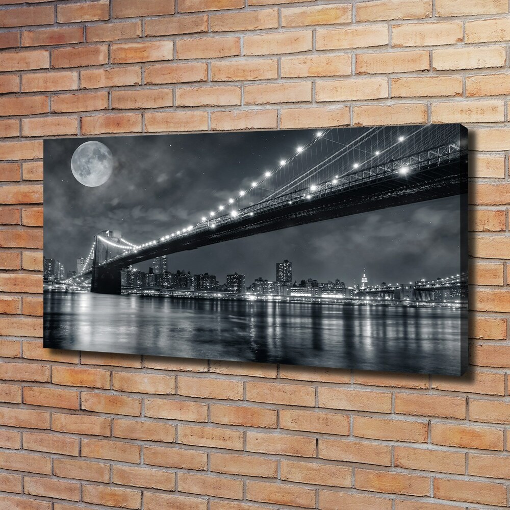 Tableau mural sur toile Pont de Brooklyn New York