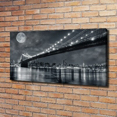 Tableau mural sur toile Pont de Brooklyn New York