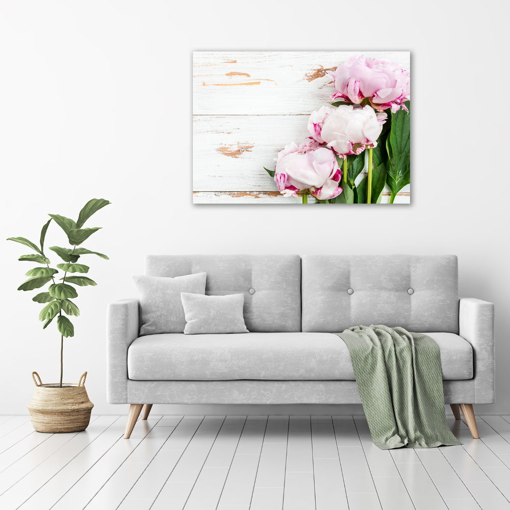 Tableau photo sur toile Pivoines