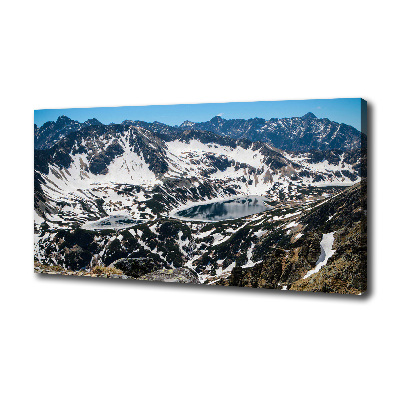 Tableau mural sur toile Lac dans les Tatras