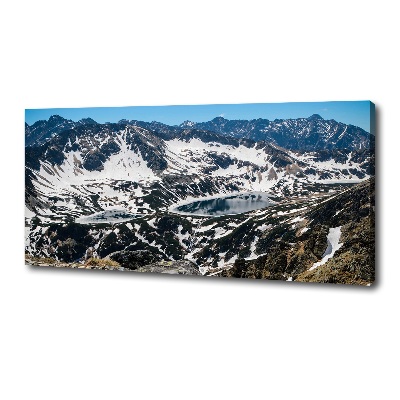 Tableau mural sur toile Lac dans les Tatras