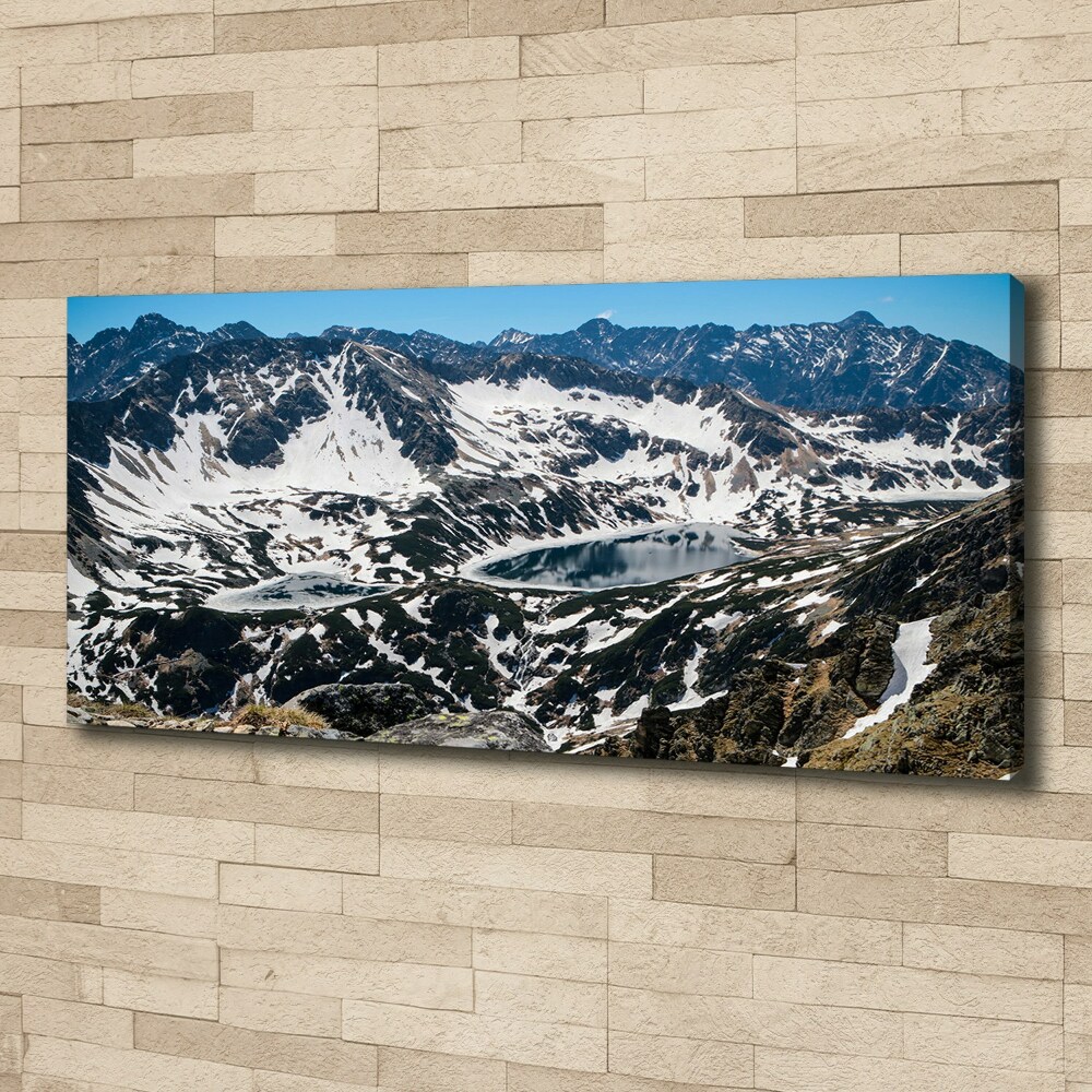 Tableau mural sur toile Lac dans les Tatras