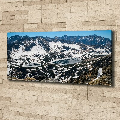 Tableau mural sur toile Lac dans les Tatras