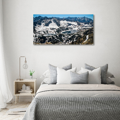 Tableau mural sur toile Lac dans les Tatras