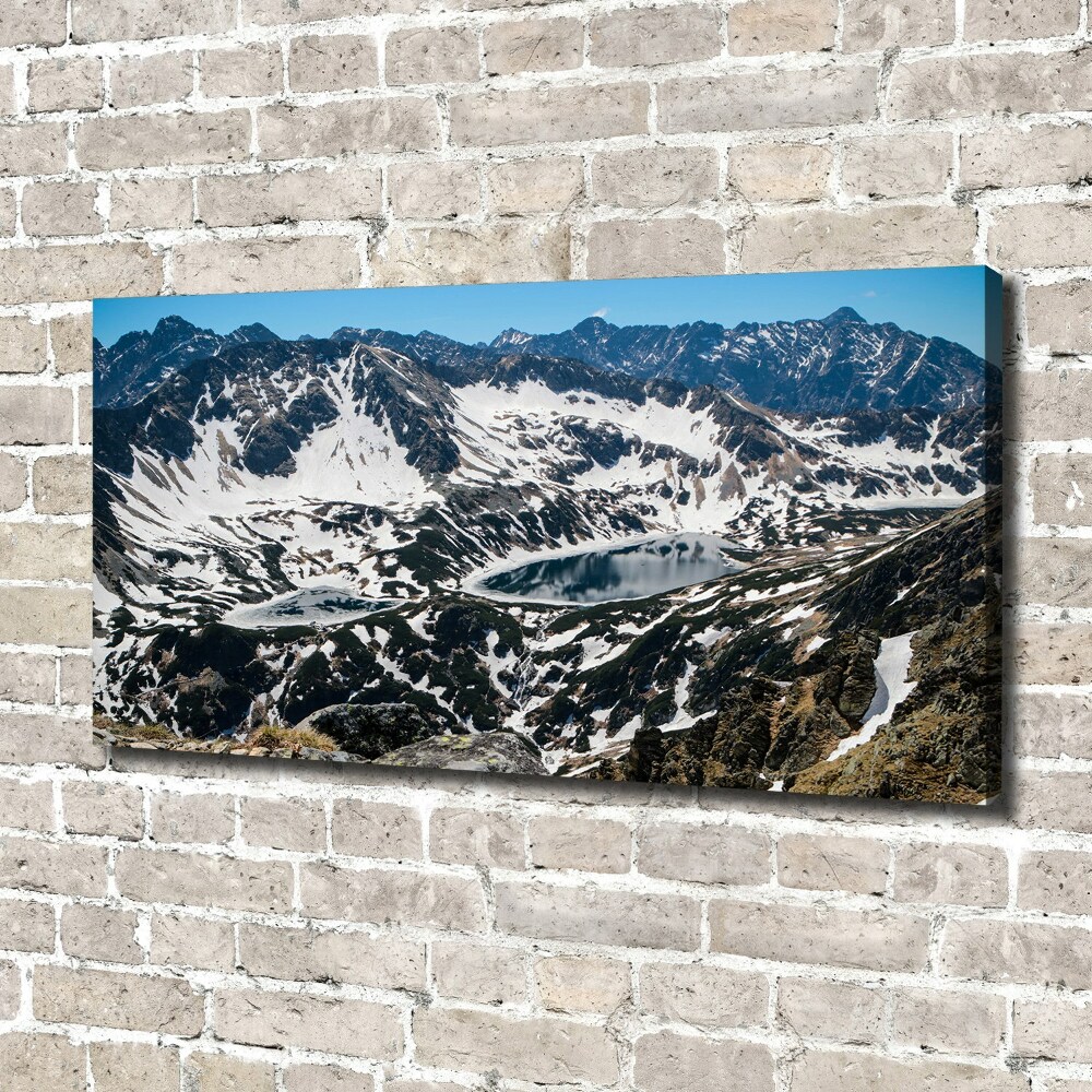 Tableau mural sur toile Lac dans les Tatras