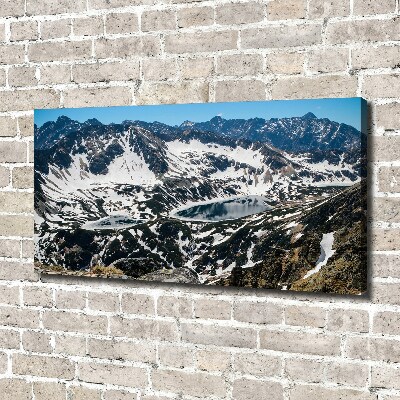 Tableau mural sur toile Lac dans les Tatras