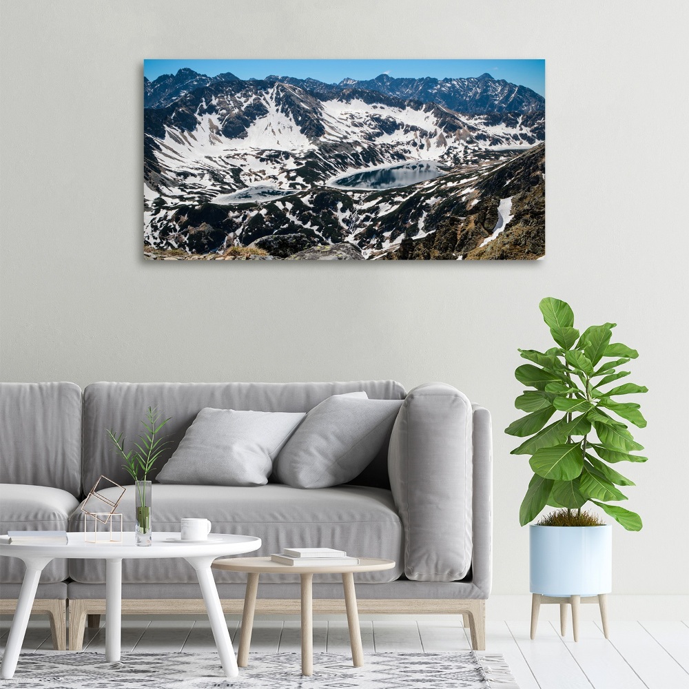 Tableau mural sur toile Lac dans les Tatras