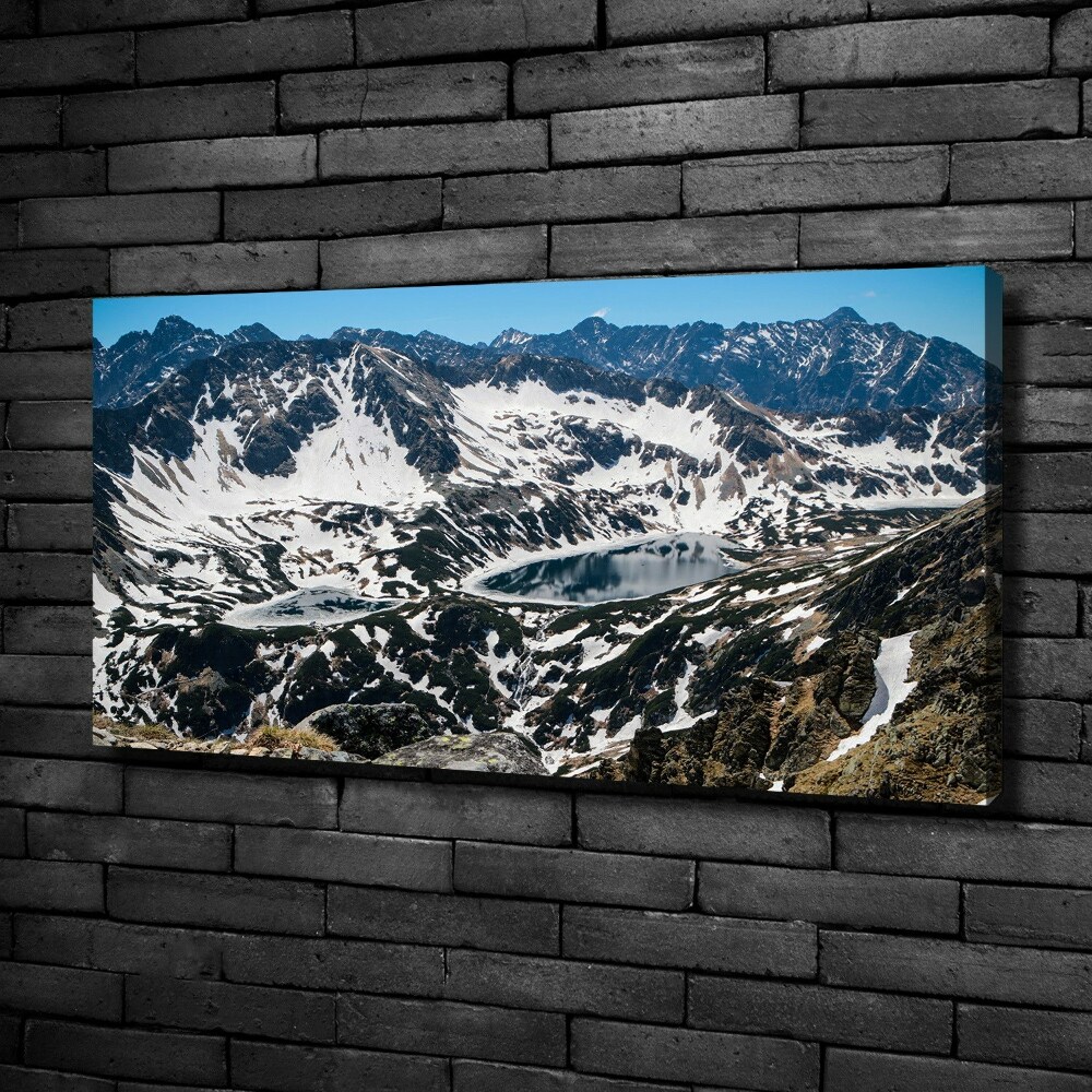 Tableau mural sur toile Lac dans les Tatras