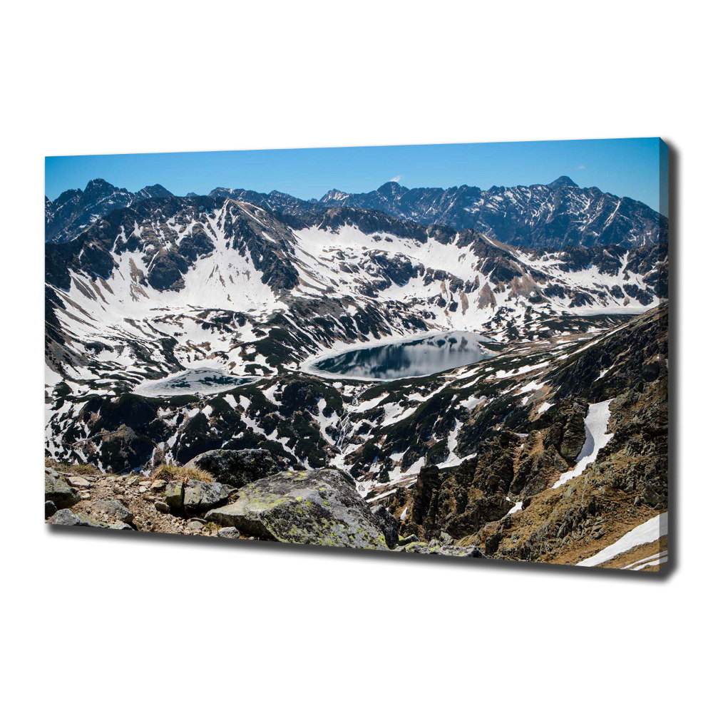 Tableau mural sur toile Lac dans les Tatras