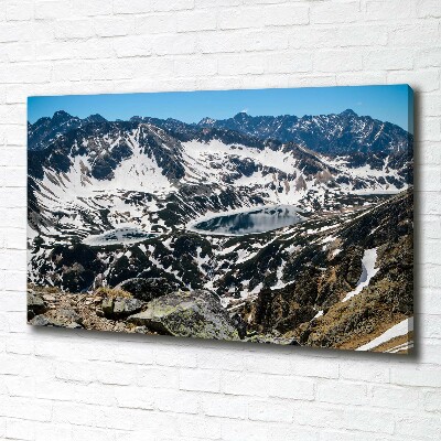 Tableau mural sur toile Lac dans les Tatras