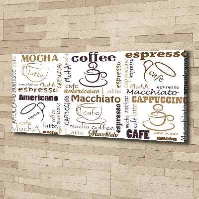 Tableau imprimé sur toile Temps du café