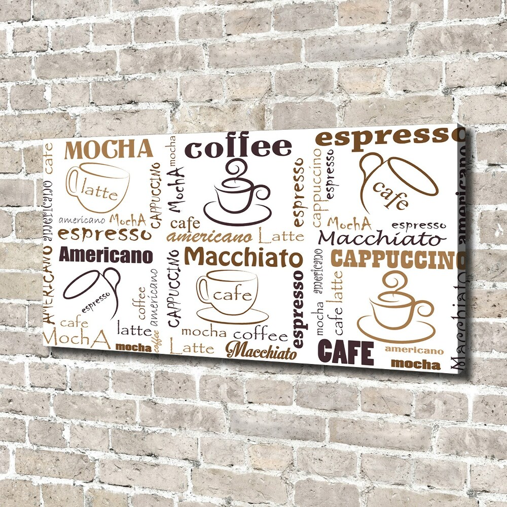 Tableau imprimé sur toile Temps du café