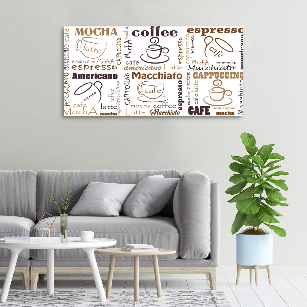 Tableau imprimé sur toile Temps du café