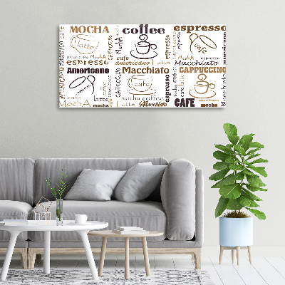 Tableau imprimé sur toile Temps du café