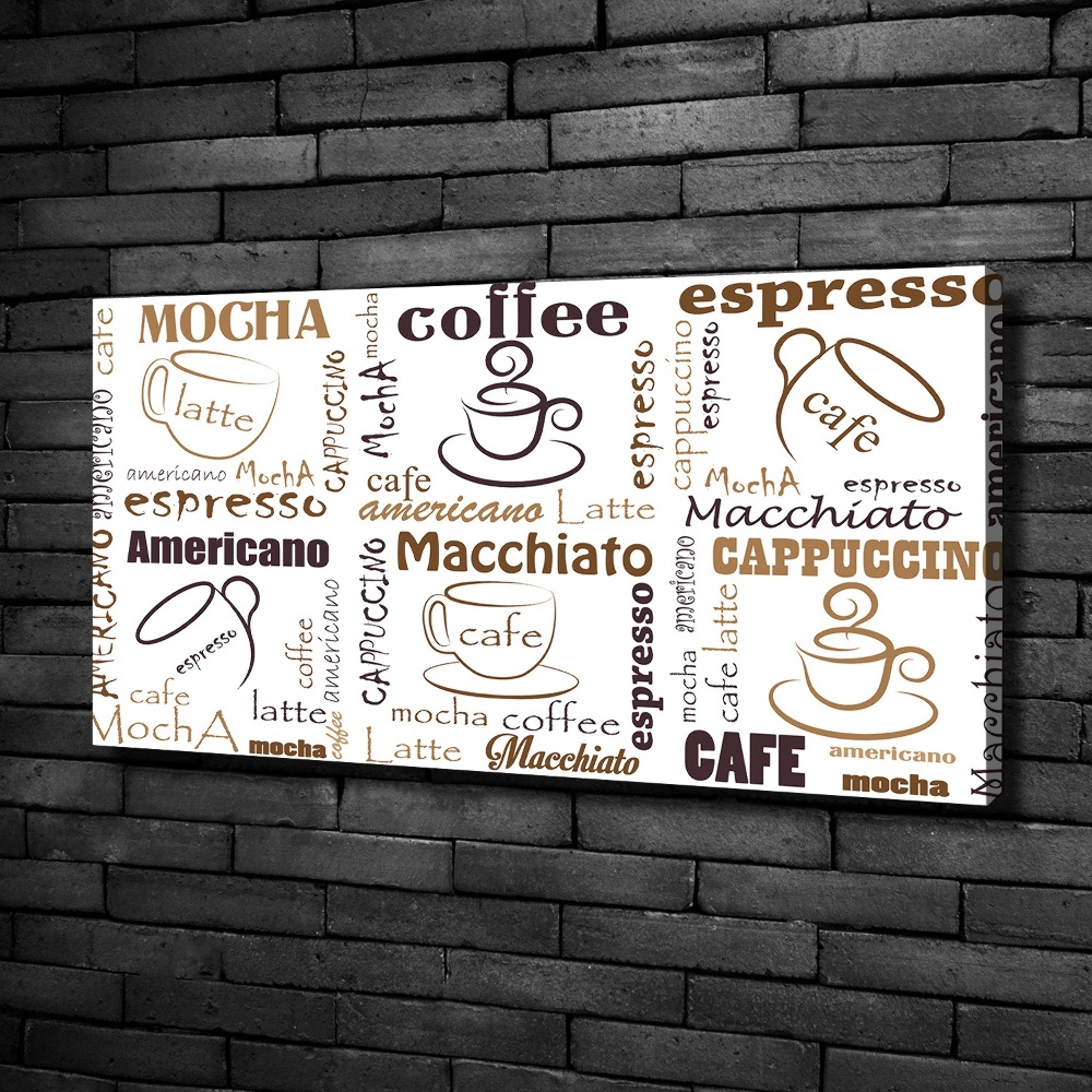 Tableau imprimé sur toile Temps du café