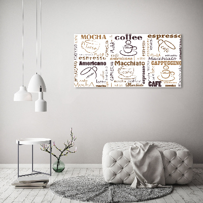 Tableau imprimé sur toile Temps du café