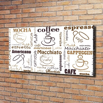 Tableau imprimé sur toile Temps du café