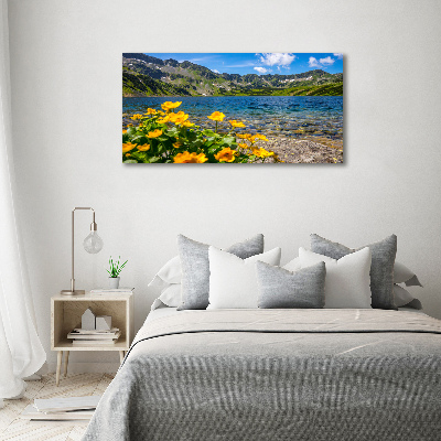 Tableau sur toile Le lac de montagne