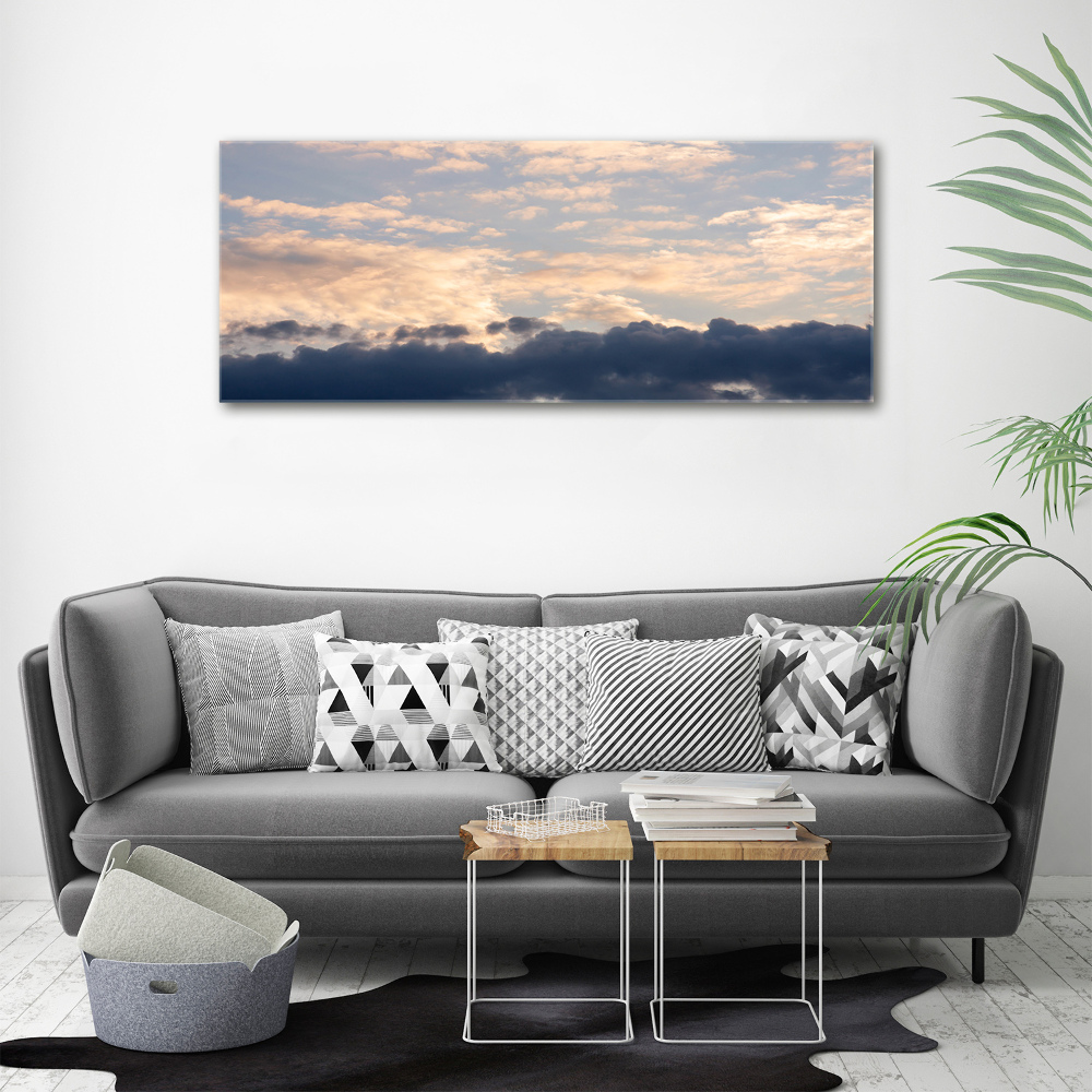 Tableau sur toile Les nuages dans le ciel