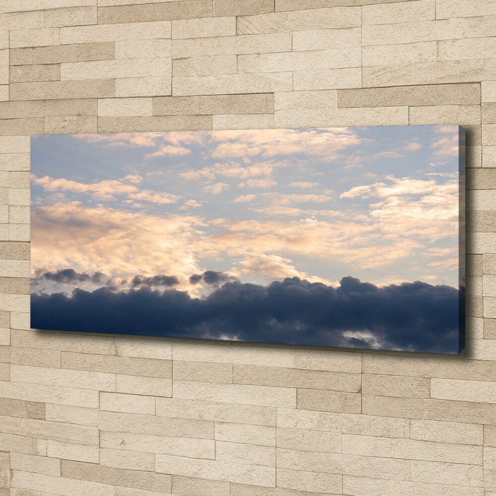 Tableau sur toile Les nuages dans le ciel