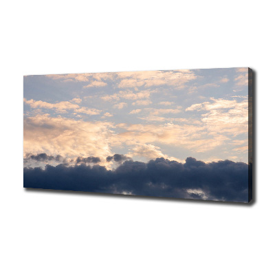 Tableau sur toile Les nuages dans le ciel