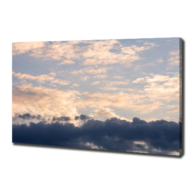 Tableau sur toile Les nuages dans le ciel