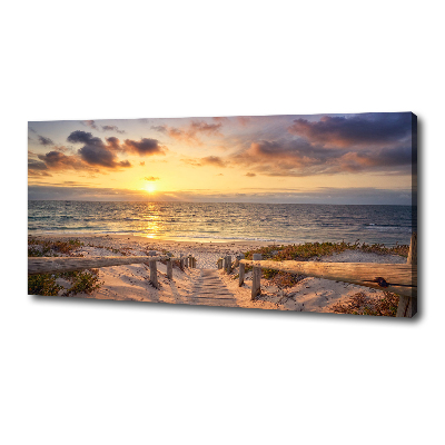 Tableau photo sur toile Chemin sur la plage