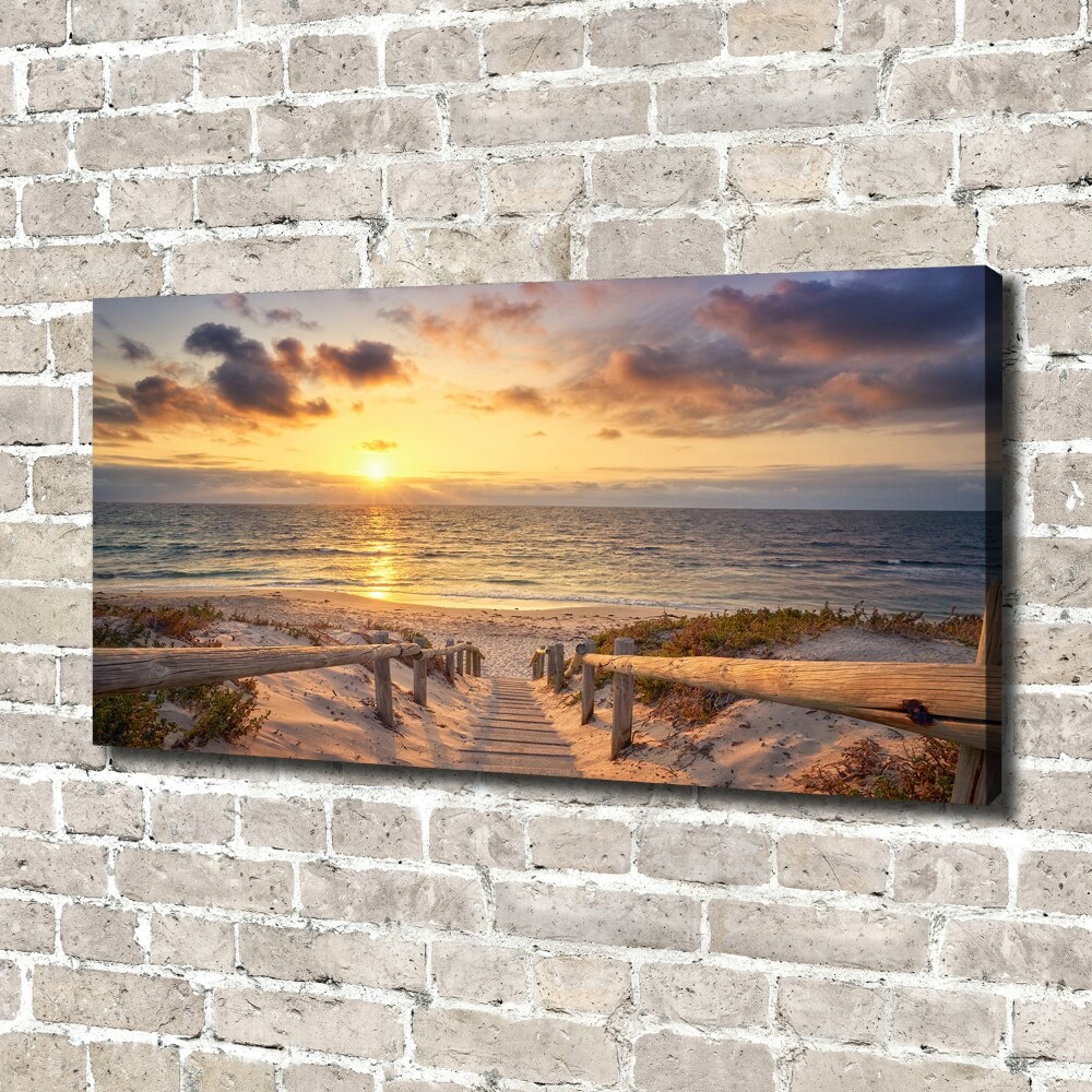 Tableau photo sur toile Chemin sur la plage