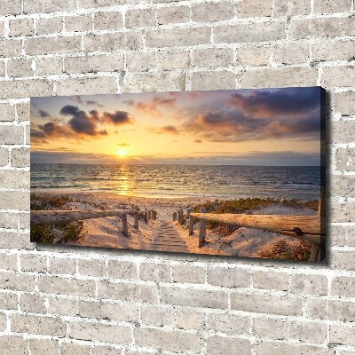 Tableau photo sur toile Chemin sur la plage