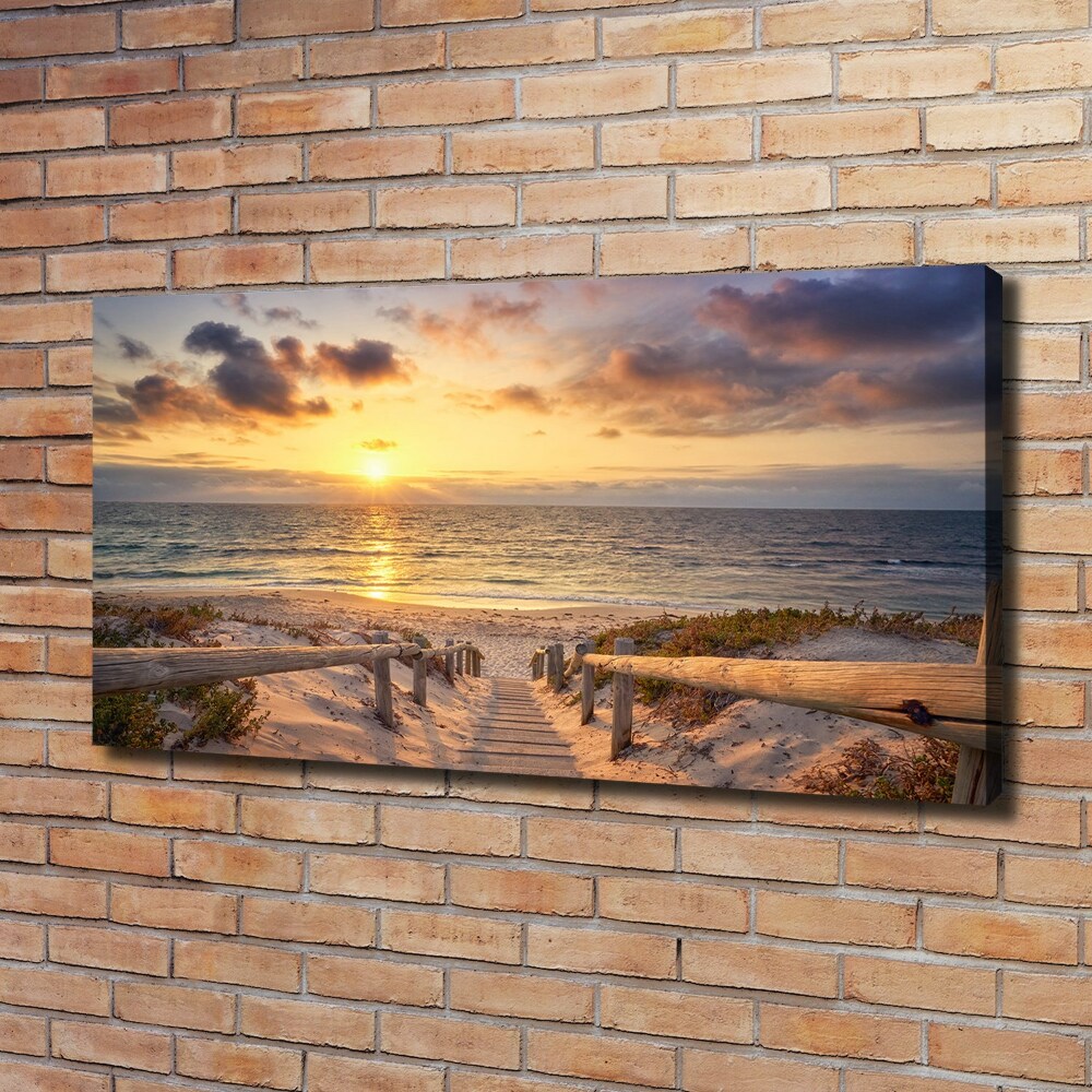 Tableau photo sur toile Chemin sur la plage