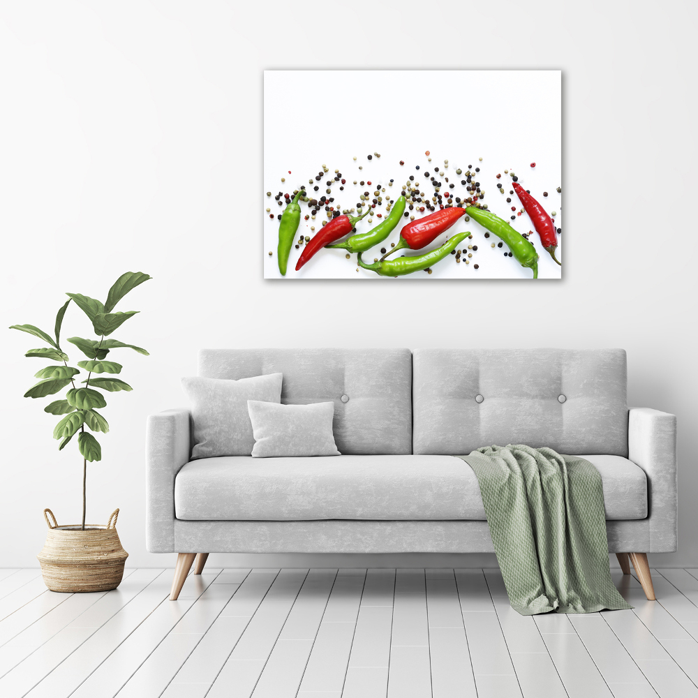 Tableau photo sur toile Piments