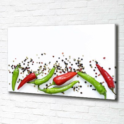 Tableau photo sur toile Piments