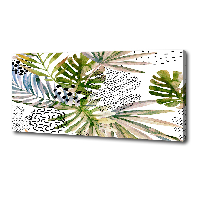 Tableau mural sur toile Feuilles tropicales