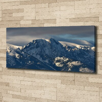 Tableau imprimé sur toile Giewont en hiver